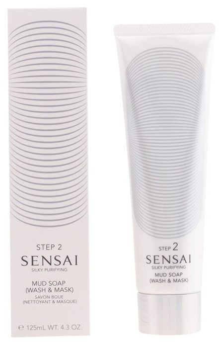 Sensai крем-мыло для лица Silky Purifying Creamy Soap Step 2