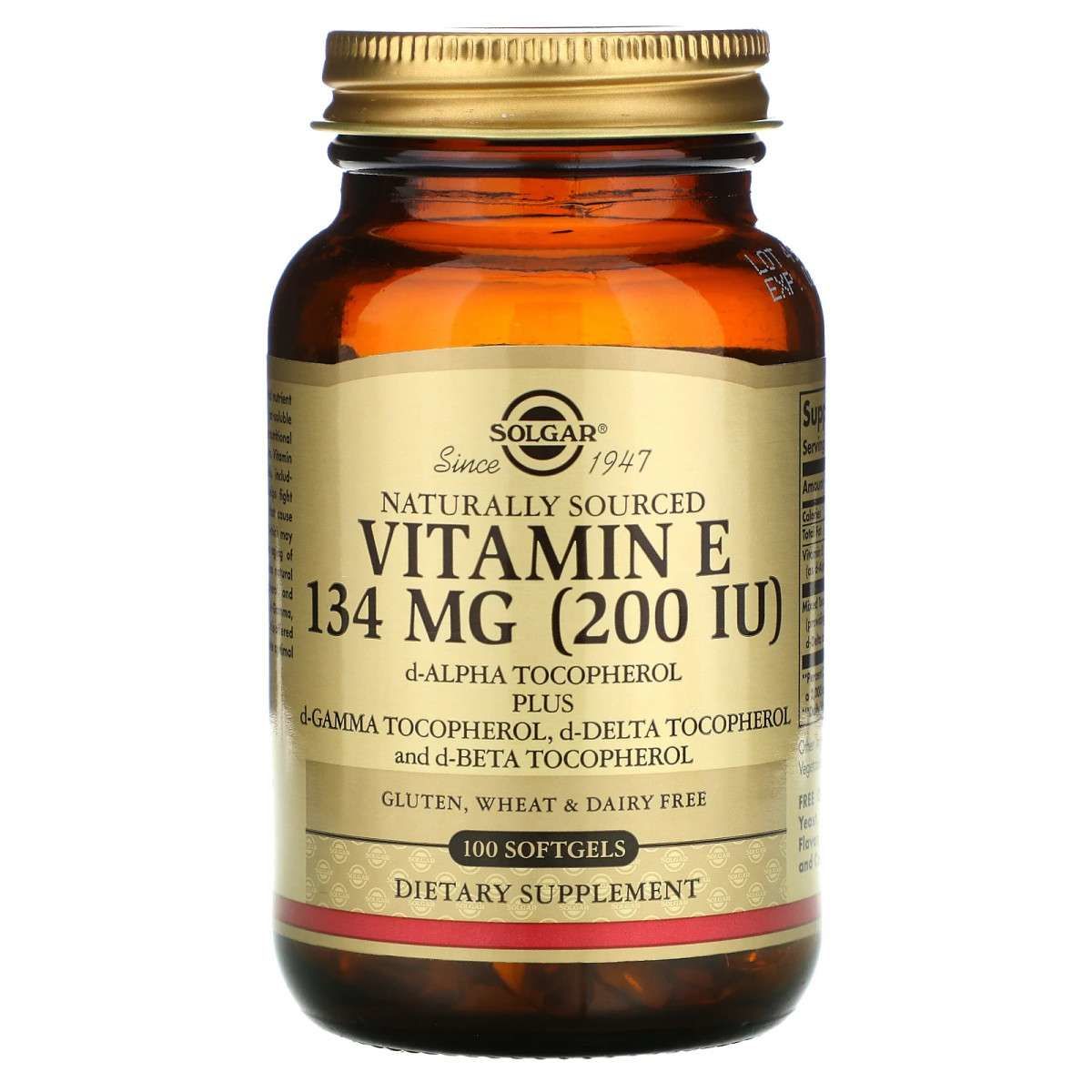 Витамин E Solgar Vitamin E 134 mg
