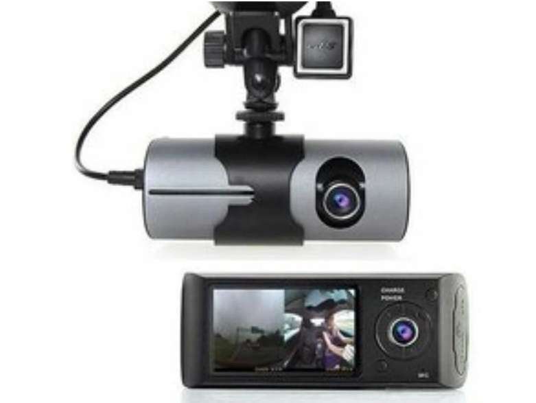 Видеорегистратор HD R300M с двумя камерами для автомобиля