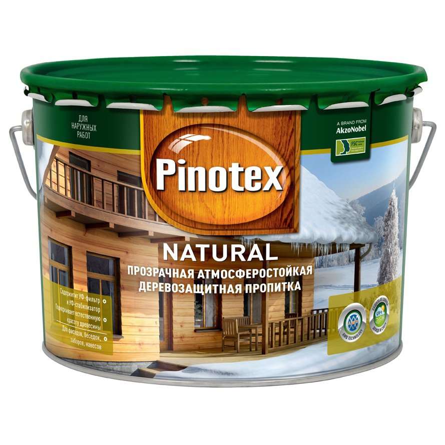Водозащитная пропитка - антисептик Pinotex Standard