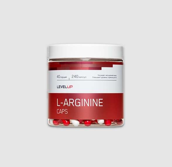 Аминокислота LevelUp L-arginine Caps