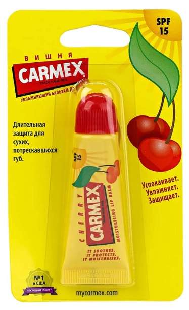 Carmex Бальзам для губ Cherry tube