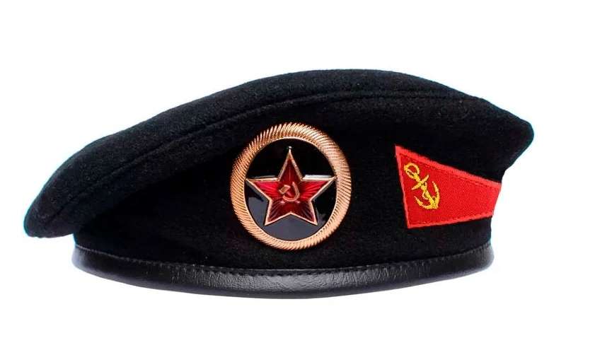 Берет черный Морской пехоты СССР