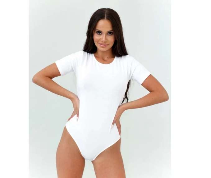 Белое боди Kota 6182
