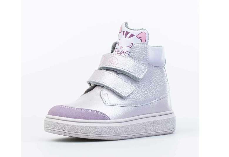 Ботинки для девочек на липучках на осень/весну котофей