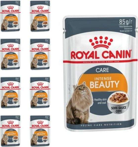 Консервы для взрослых кошек ROYAL CANIN Intense Beauty соус 85г