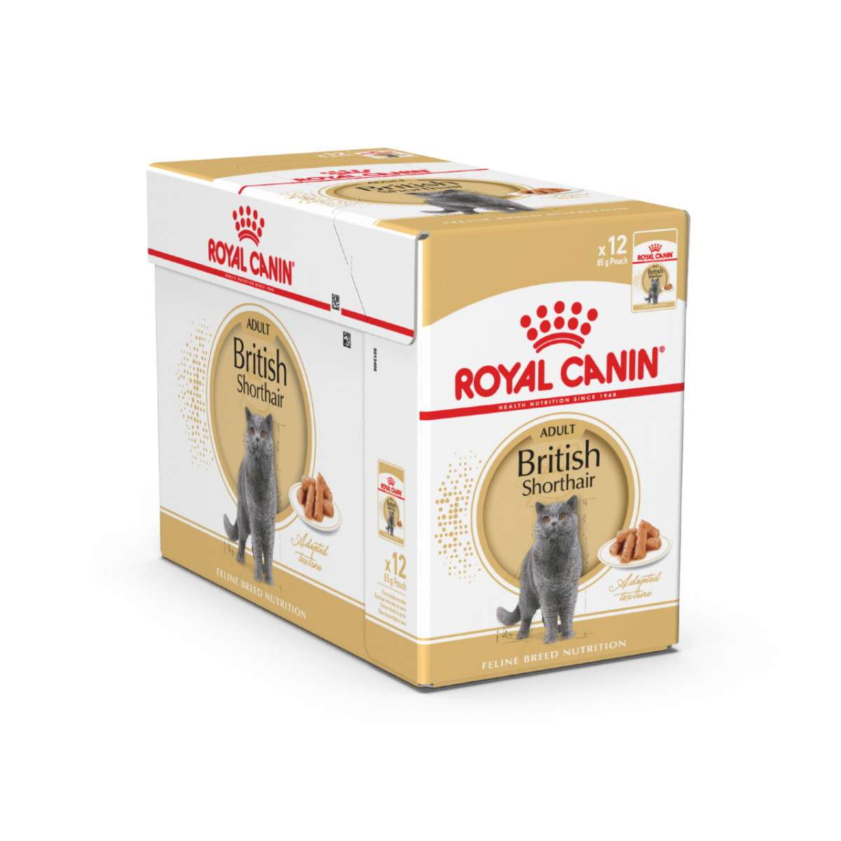 Корм для кошек Royal Canin British Shorthair Adult Корм для взрослых британских короткошерстных кошек, соус, 85г