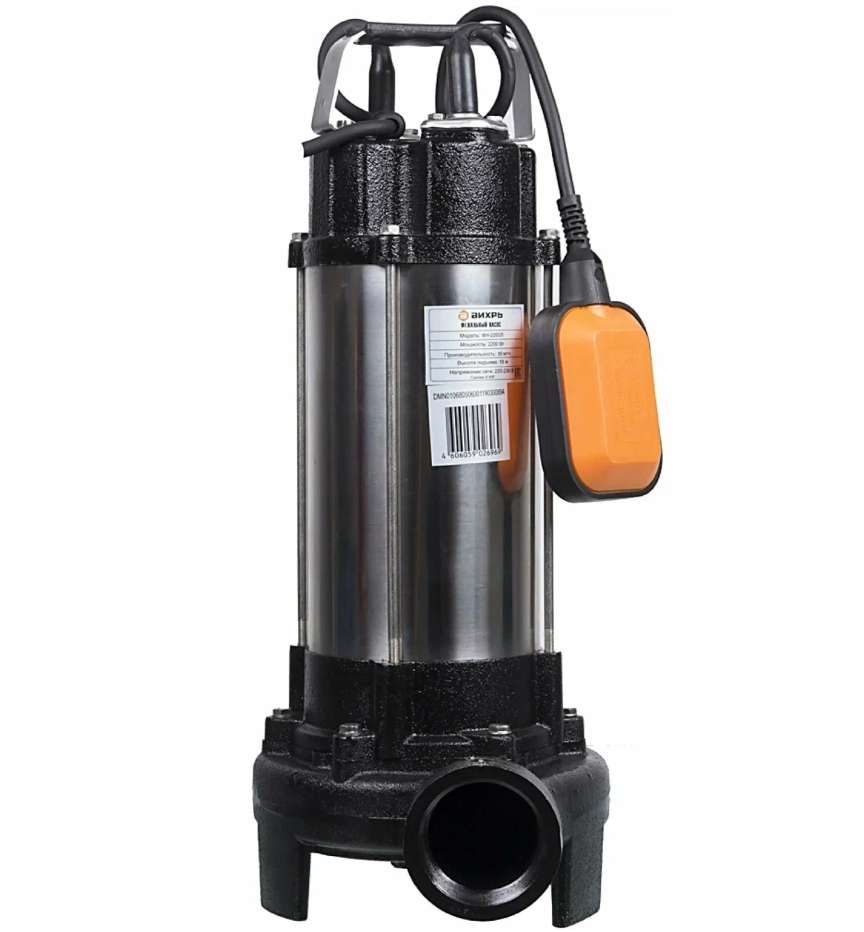 Фекальный насос ВИХРЬ ФН-2200Л