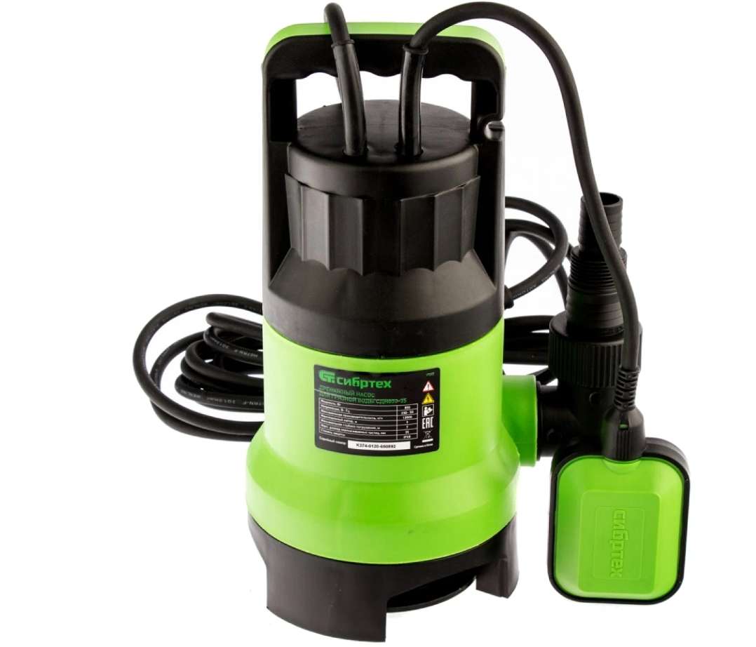 Дренажный насос Сибртех СДН800-35