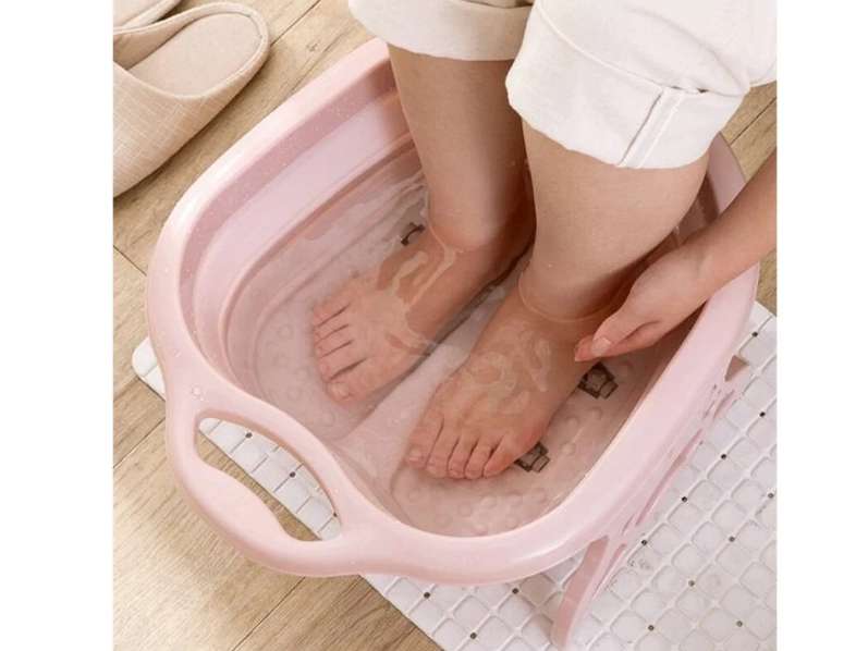 Складная массажная ванночка для ног