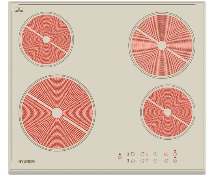 варочная панель электрическая Hyundai HHE 6450 BE