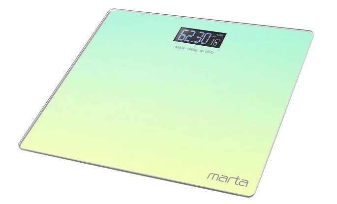 MARTA MT-SC1691 желто-зеленый LCD весы напольные диагностические