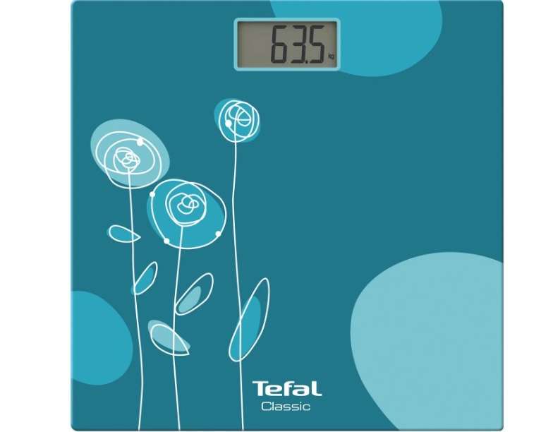 Весы электронные Tefal Classic Drawing Bloom Turquoise PP1533V0