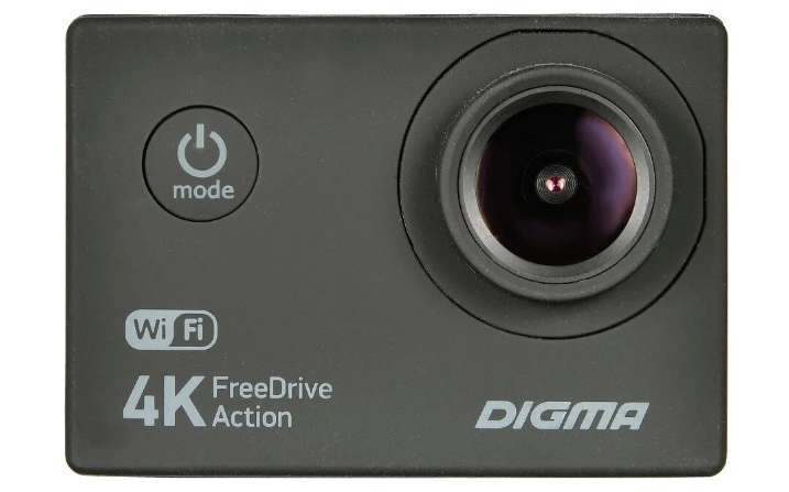 Видеорегистратор Digma FreeDrive Action 4K WiFi