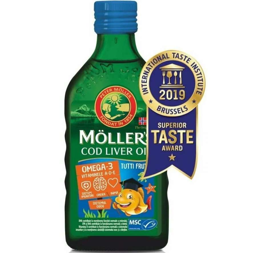 Moller (Моллер) вкус Тутти Фрутти, Омега 3