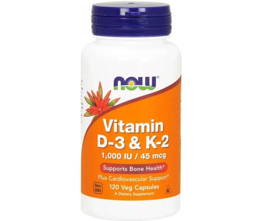 Now Foods Vitamin D-3 1000 IU Vitamin K-2