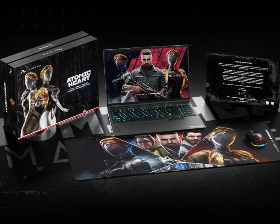 Ноутбук X-Treme Tsunami X16B — это не только мощная игровая машина, но и коллекционный гаджет для фанатов Atomic Heart.